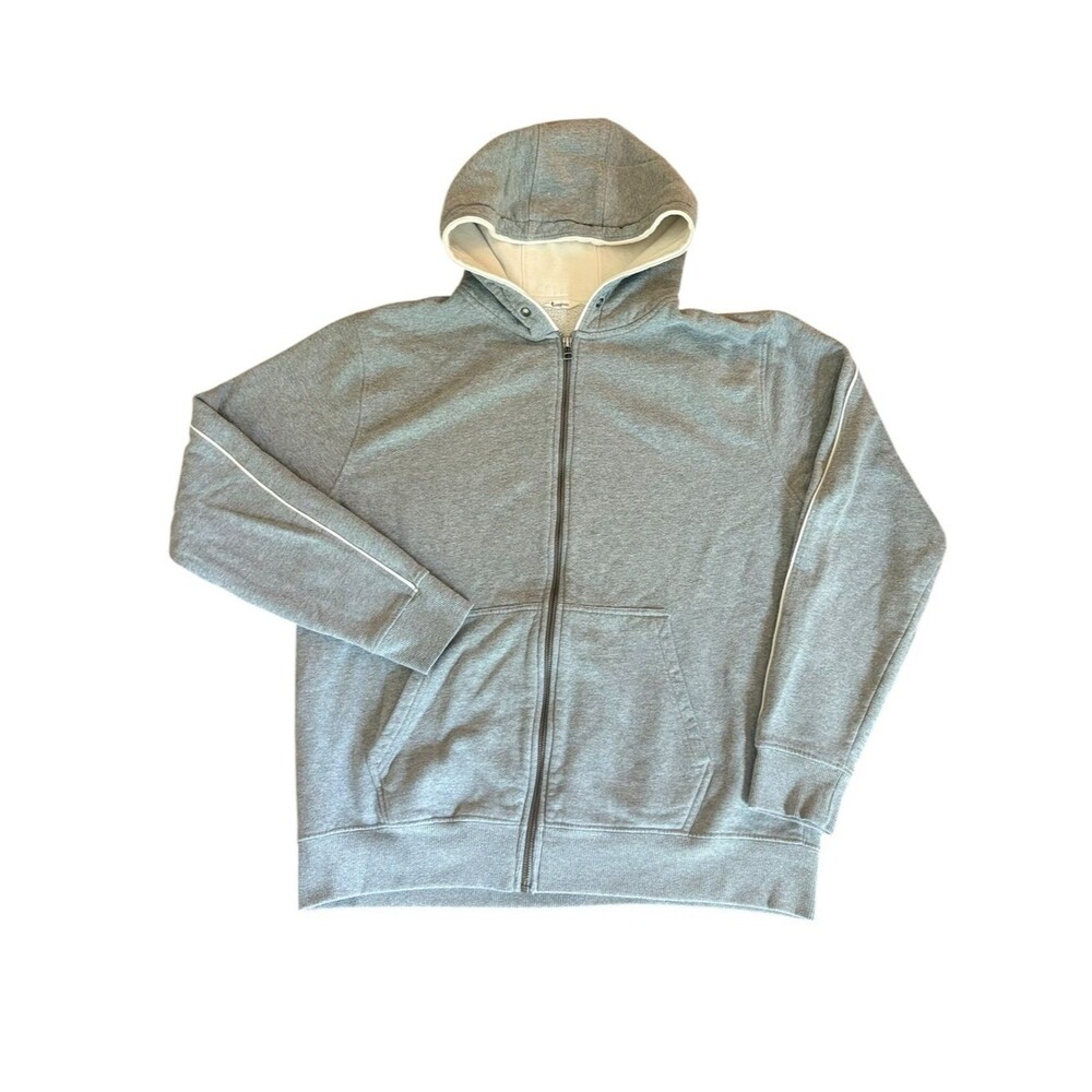 Cotopaxi Organic Full Zip Hoodie DO GOOD Gray Grey Mens Medium Relaxed Fit